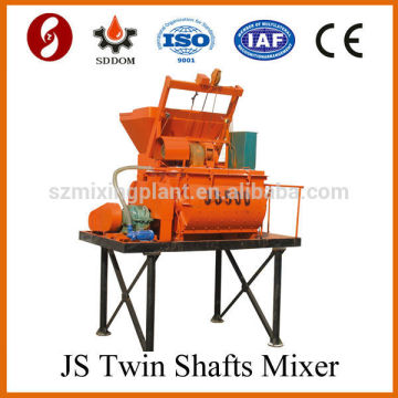 JS500 small twin shaft electrical concrete mixer 500L